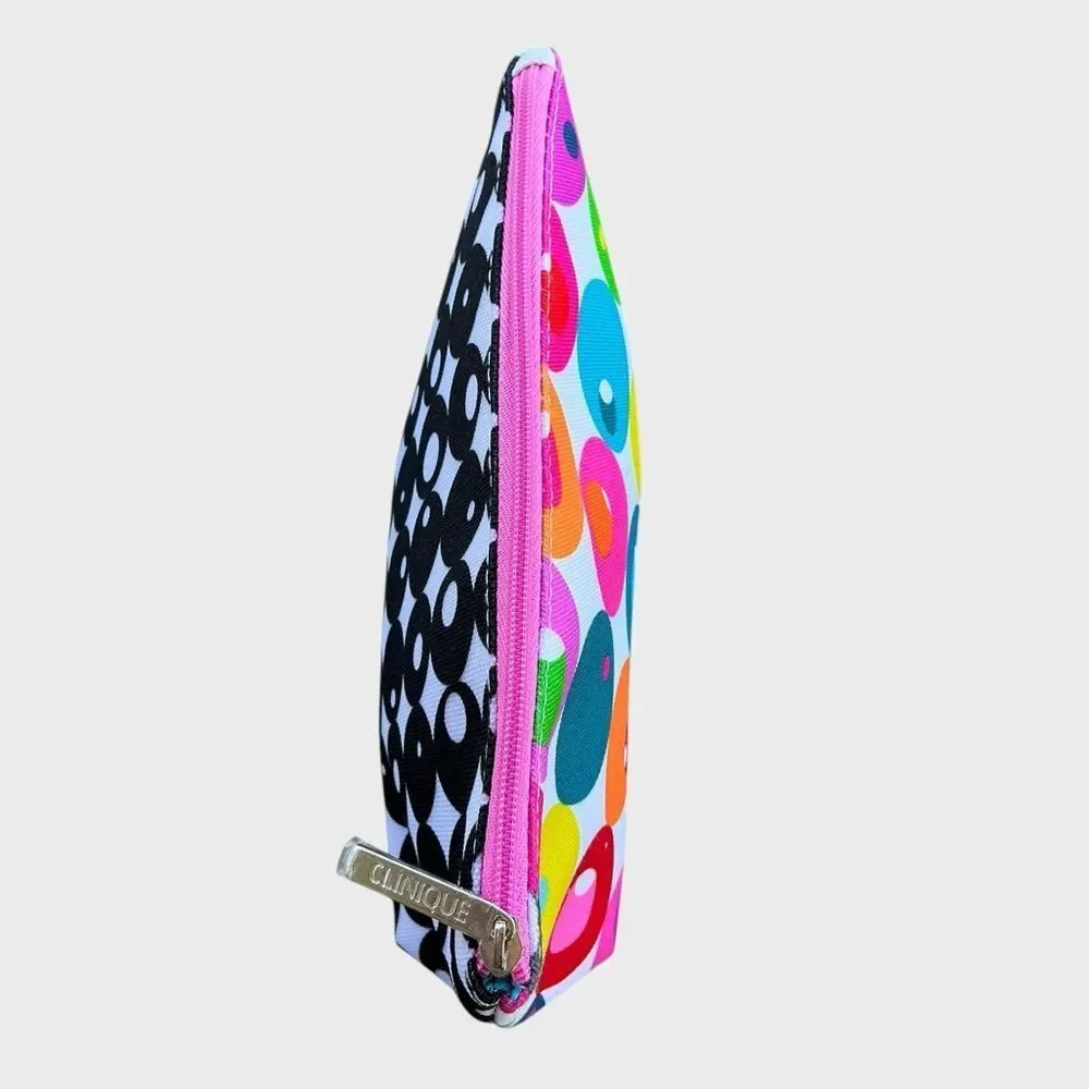 Clinique Kapitza Makeup Cosmetic Bag Travel Pouch Lined 3for20